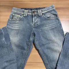 AJ ARMANI JEANS インディゴブルー デニムパンツ