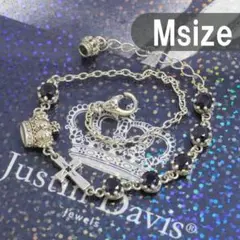 ジャスティンデイビス Mサイズ クラウンクロスブレスレット