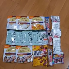 アルファ米とお菓子 16点