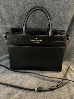 kate spade ブラック ハンドバッグ