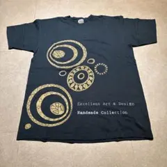 Unknown anvil 半袖　tシャツ　黒　ブラック　アート　イラスト　L