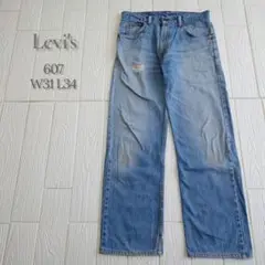 リーバイス Levi's 607 デニム オレンジタブ W31 L34 ブルー