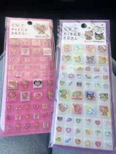 日焼けサンリオ　タイルシール キティちゃん ２個セット