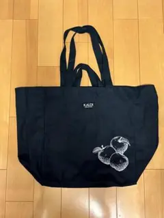 KALDI りんごバッグ 黒