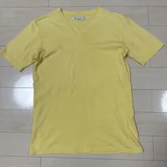 アニエスベー　HOMME イエロー Vネック Tシャツ