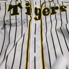 タイガース糸原ユニフォーム ドリス投手直筆サイン入り
