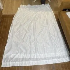 ニトリ 遮熱・ミラーレースカーテン(ホワイトクリアST 100X176X2)