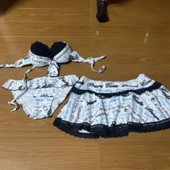 女の子　水着　セパレート　レディースM 一度使用