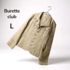Burette Club ジャケット L ベージュ 春秋 ナチュラル 長袖