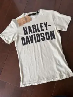 HARLEY-DAVIDSON オフホワイト Tシャツ XS