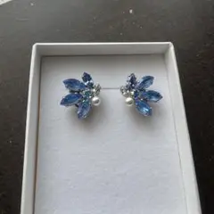 Enchanty Bijou wing ブルー ピアス