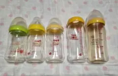 哺乳瓶　ピジョン　５本セット