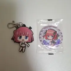 五等分の花嫁 中野二乃 缶バッチ&ストラップ