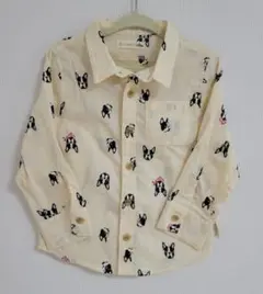 ドッグ柄シャツ