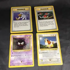 ポケモンカード 英語版 shadowless ポケモン回収等 4枚セット