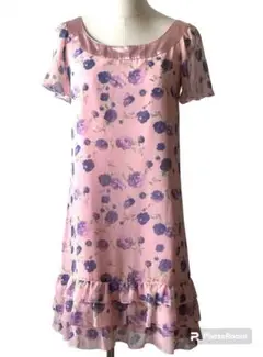 Private Label プライベートレーベル 花柄ワンピース M ピンク