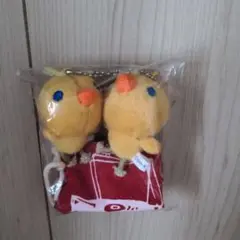 サンエックス　虹の向こう　ストラップ＆巾着 ひよこ