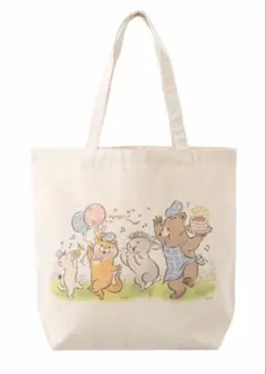 可愛い嘘のカワウソ なんちゃってフェスティバル 大きめトートバッグ