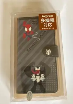 MARVEL スパイダーマン　ヴェノム　手帳型スマホケース　送料込