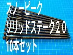 【新品】【snow peak】スノーピーク ソリッドステーク20 10本セット