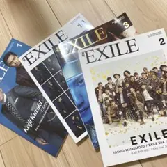 月刊EXILE雑誌【4冊】2016年1.2.3月2015年10月