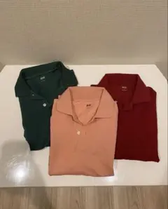ユニクロ　ポロシャツS 3点