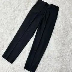 【c4437】✨美品✨スラックス　ストライプ　紺