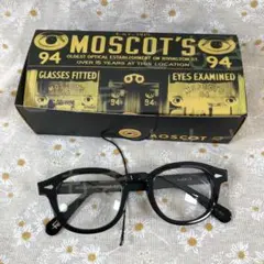 MOSCOT モスコット LEMTOSH メガネ 度なし 黒縁