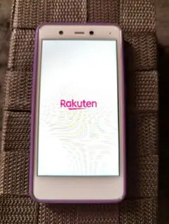 背面割れ有 Rakuten mini 32GB スマートフォン 楽天ミニ 白