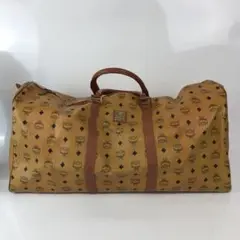 MCM エムシーエム ロゴ ボストンバッグ ヴィセトス レザー レディース