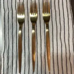 ZARA HOME ゴールドフォーク 3本セット