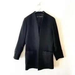 ☆【アランシアクチュール】ノーカラージャケット ボタンレス 刺繍レース 38