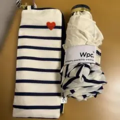 Wpc. ストライプ柄 折りたたみ傘