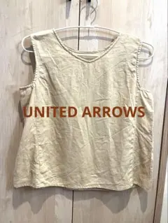 UNITED ARROWS ユナイテッドアローズ　ノースリーブ　リネン