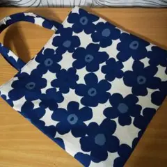 ハンドメイドペタンコトートバッグ花柄