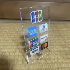 カード決済表示プレート アクリル製