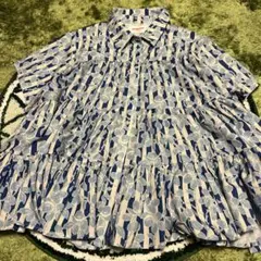 SALE!manana suerte プリーツシャツ