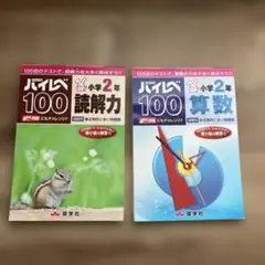 ハイレベ100 小学2年 読解力（書き込みなし）、算数（書き込みあり）