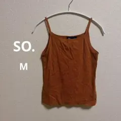 SO. オレンジ Mサイズ キャミソール