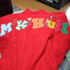 ミキハウス 赤 ポロシャツ Lサイズ