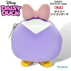 【美品】Disney DAISY デイジー シリコン コインケース ポーチ