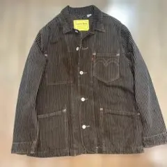 Levi's Red コート Mサイズ ブラウンストライプ