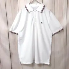 【SKKONE　VINTAGE】ポロシャツ ライオン刺繍　メンズ　Lサイズ美品