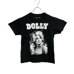 ドリー・パートン Tシャツ 黒　M ヴィンテージ 　古着　コットン【4655】