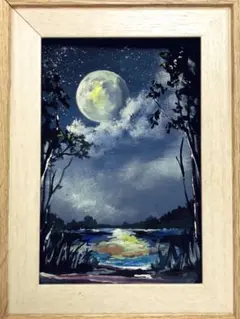 桂秋様　専用　額なし　絵画　月の雫　micchan作