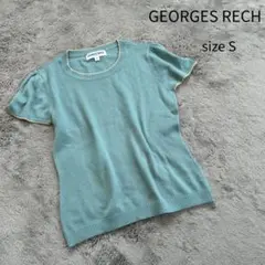 GEORGES RECH ジョルジュレッシュ 半袖ニット ニットトップス S