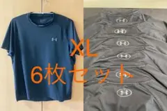 アンダーアーマー Tシャツ 6枚セット　XL ブラック　黒