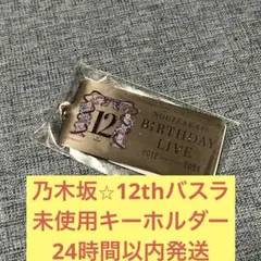 乃木坂46 未使用　サインプレート　キーホルダー　12th バスラ