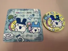極楽湯 たまごっち みみっち コースター,缶バッジ2点セット