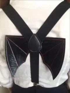 デビル　悪魔　サスペンダー　コスプレ　翼　羽　地雷　ゴスロリ